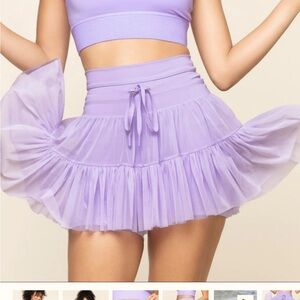 POPFLEX Lilac Skater Skirt